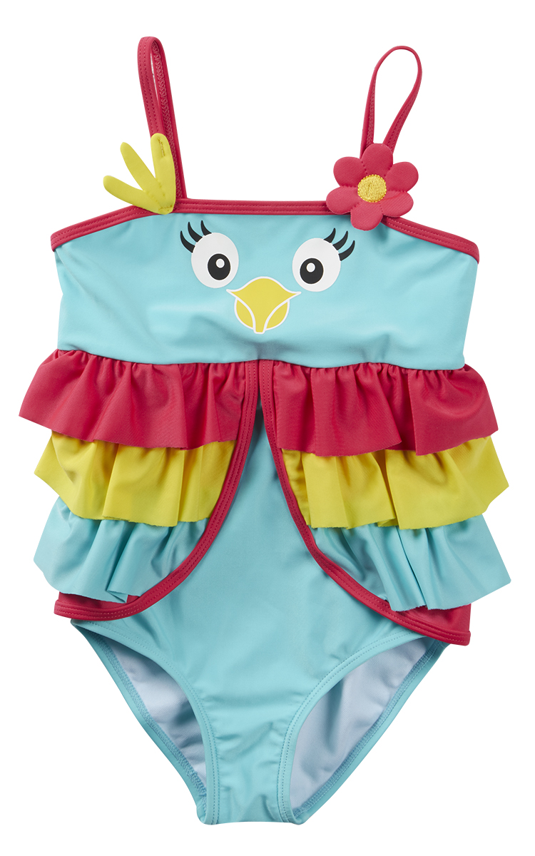 Cute Baby Girls Novelty Character Swimming Costume Toddlers Swim Suit